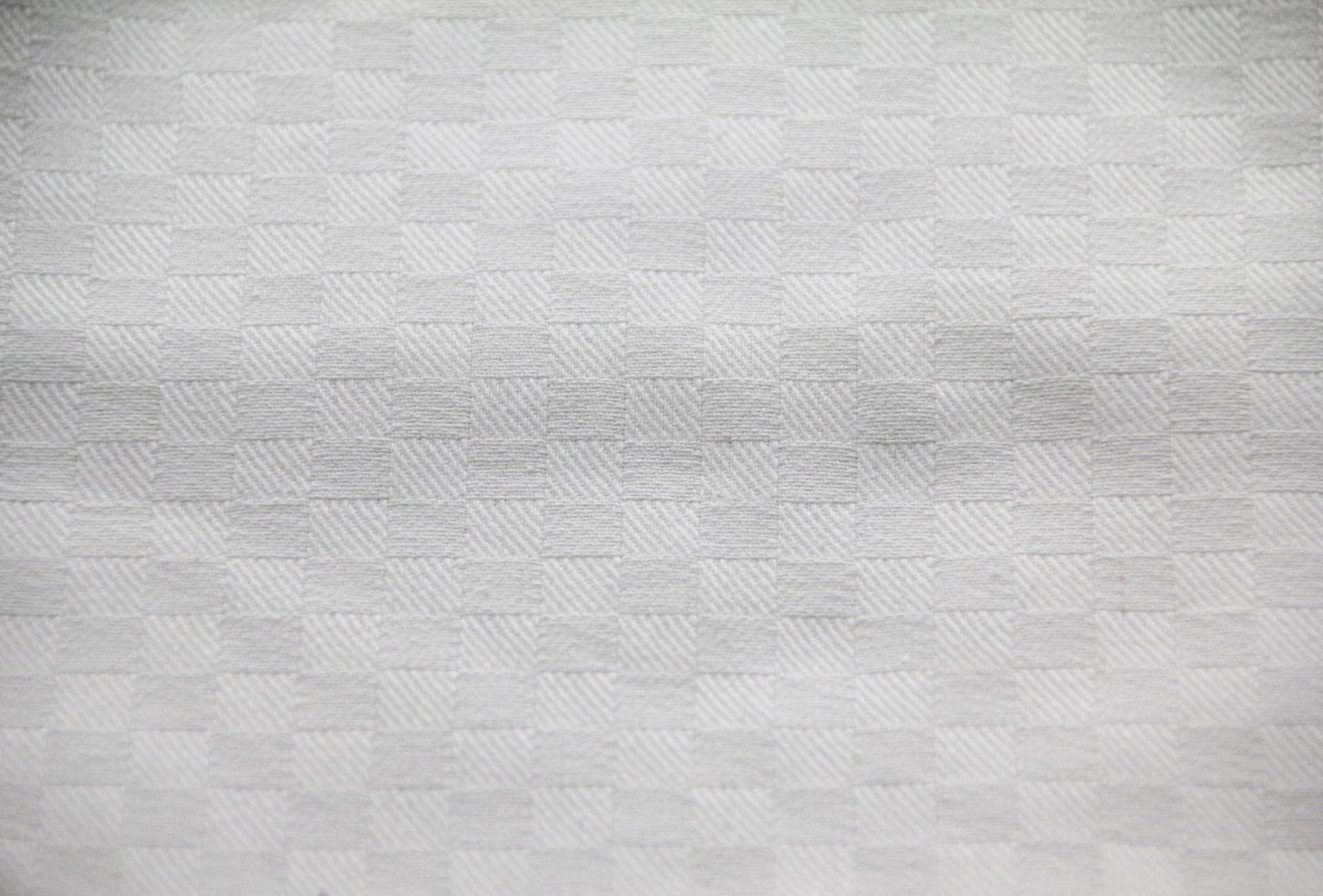 Latzschürze – Lyon / Caro – weiss – 80 x 90 cm