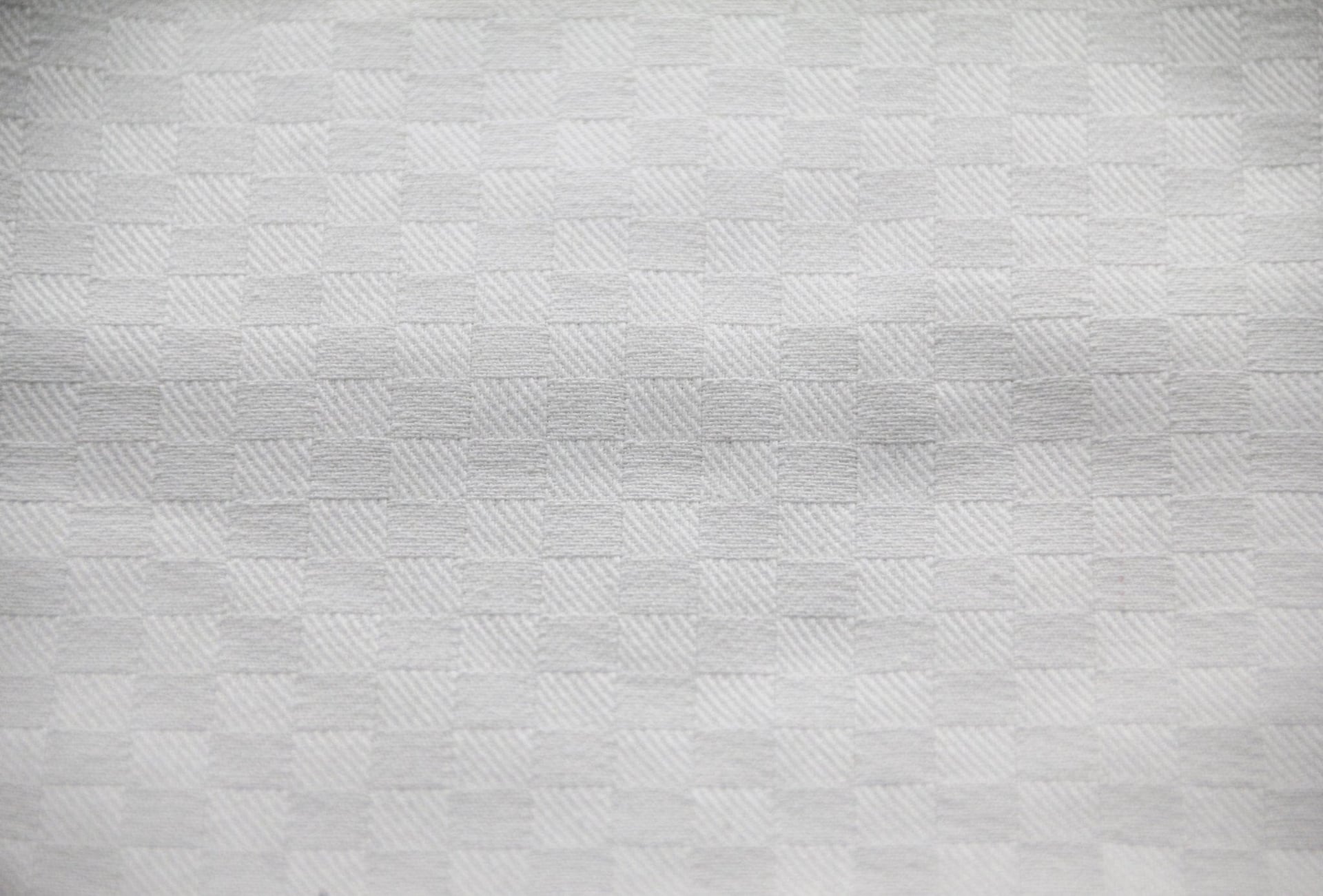 Latzschürze – Lyon / Caro – weiss – 80 x 90 cm