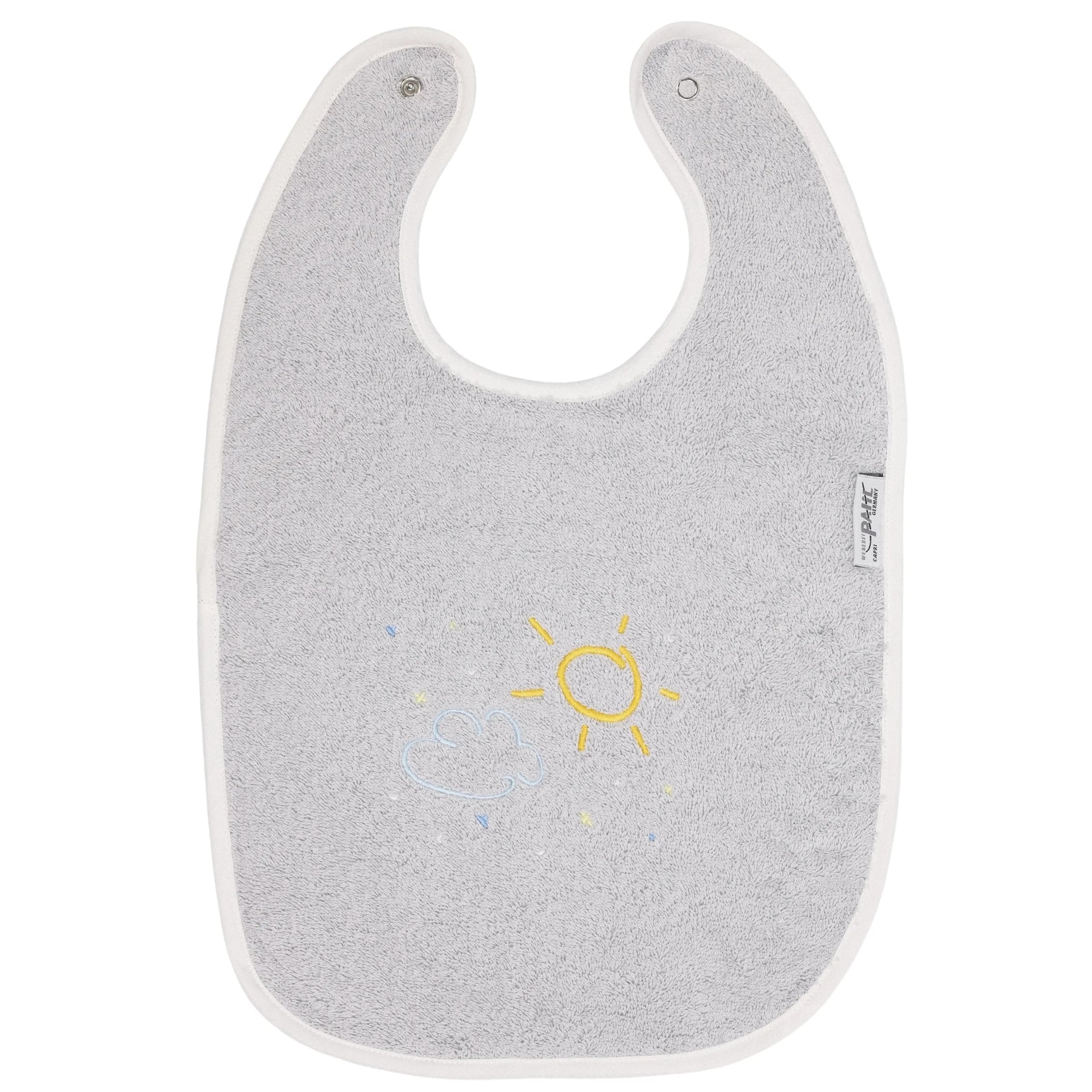 Lätzchen – Capri / Gina – silber – 30 x 45 cm