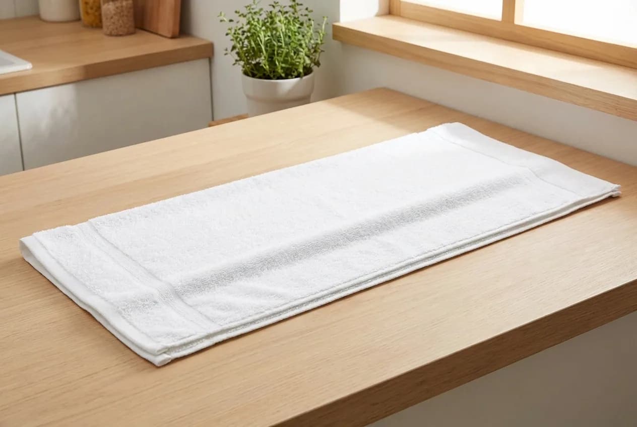 Schritt 1: Handtuch vorbereiten – Riva/Nina Handtuch – Weberei Pahl