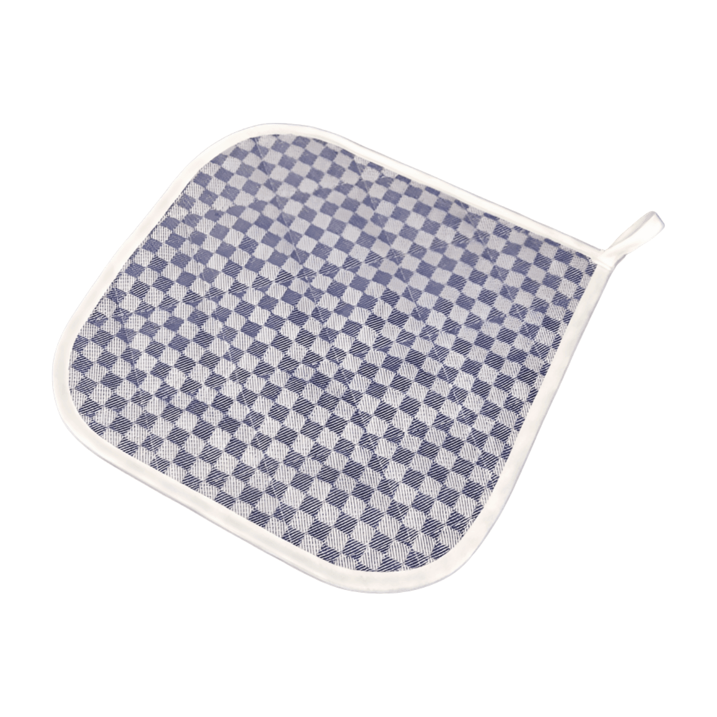 Topflappen – Lyon / Caro – blau – 23 x 23 cm