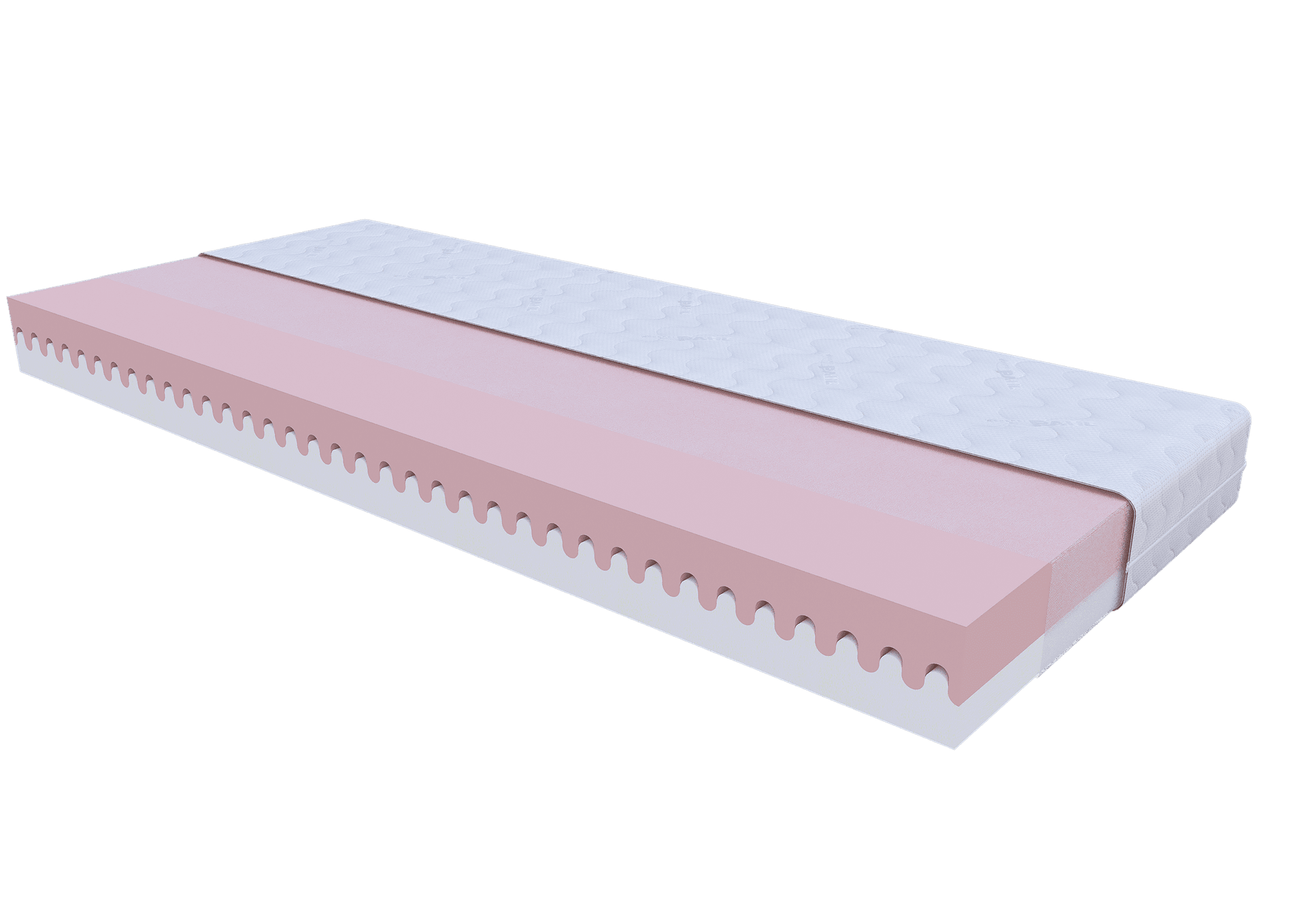 Matratze – Halle+Wien / Julia – weiss – 90 x 200 x 16 cm