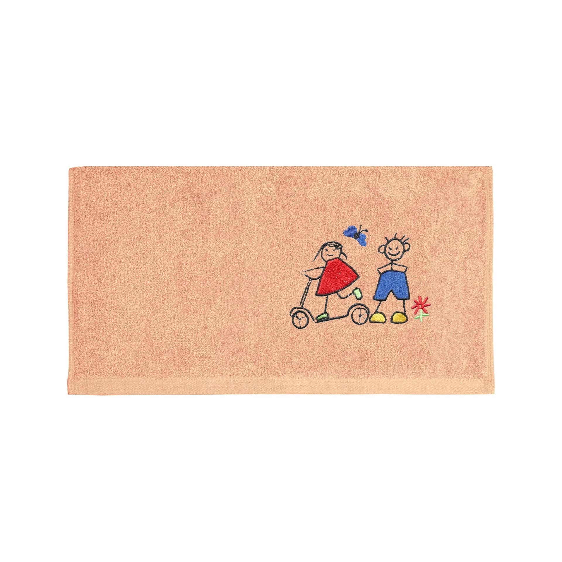 Badeschal – Riva / Gina – apricot – 70 x 140 cm