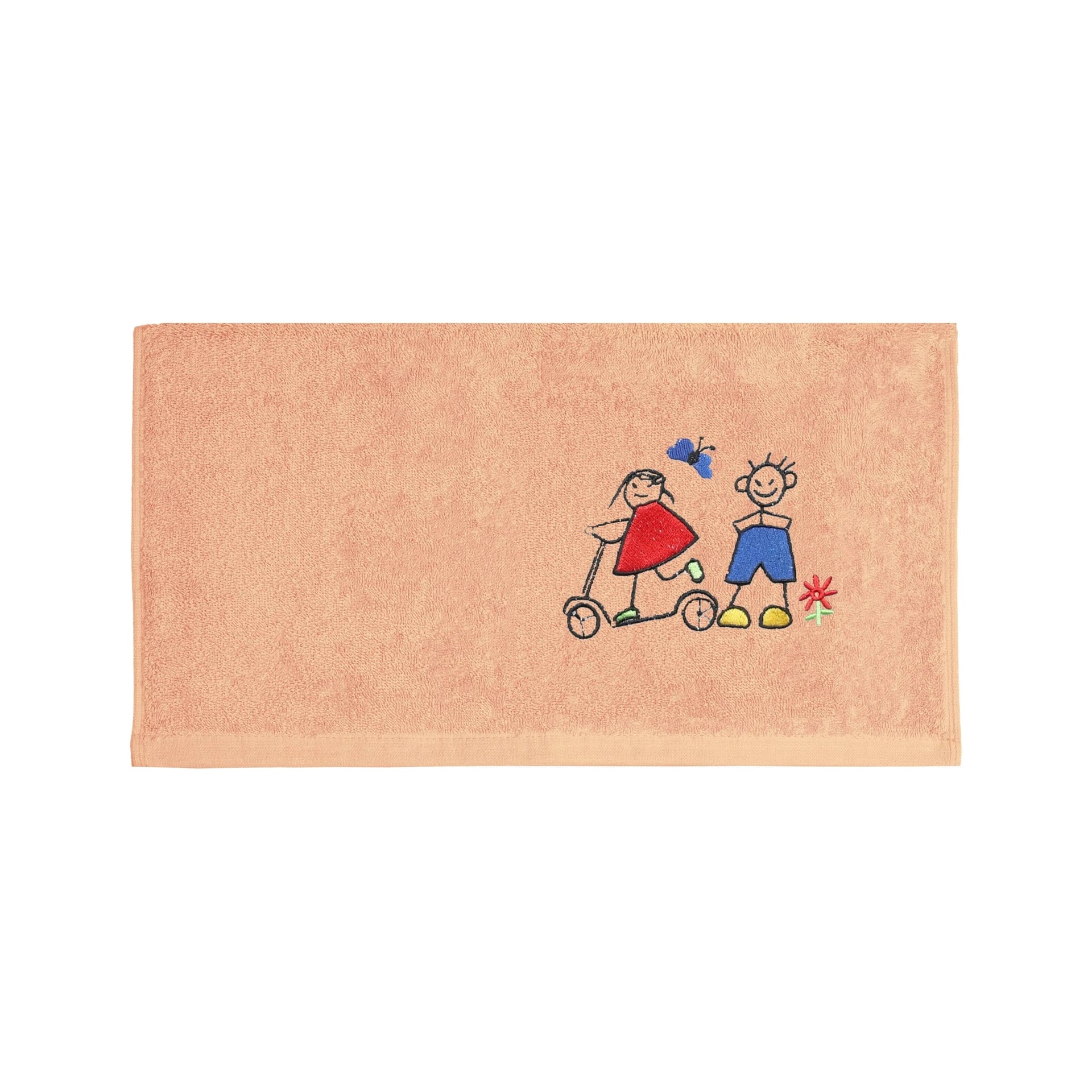 Badeschal – Riva / Gina – apricot – 70 x 140 cm