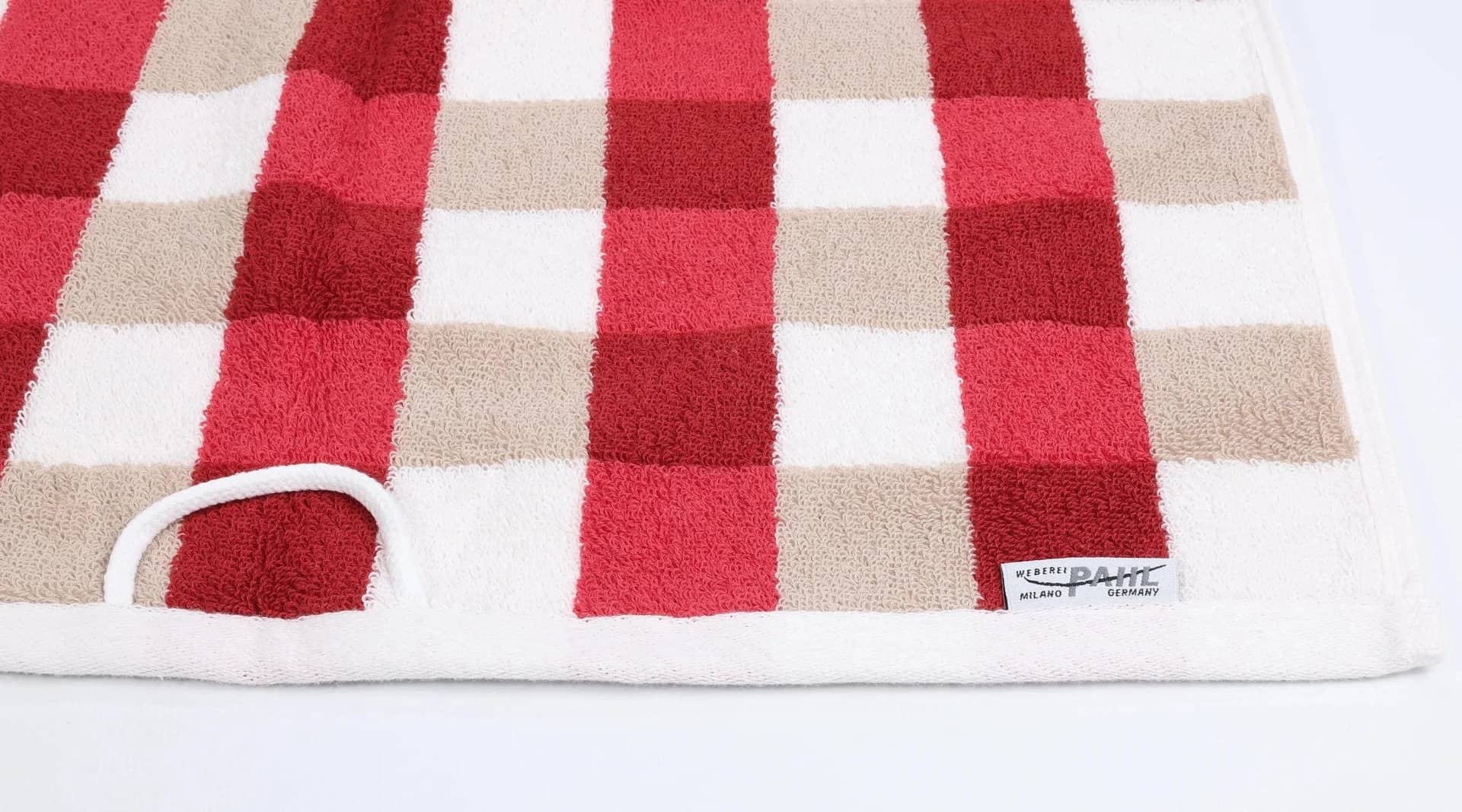 Milano/Kira Handtuch rot 50 x 100 cm — Bild 2